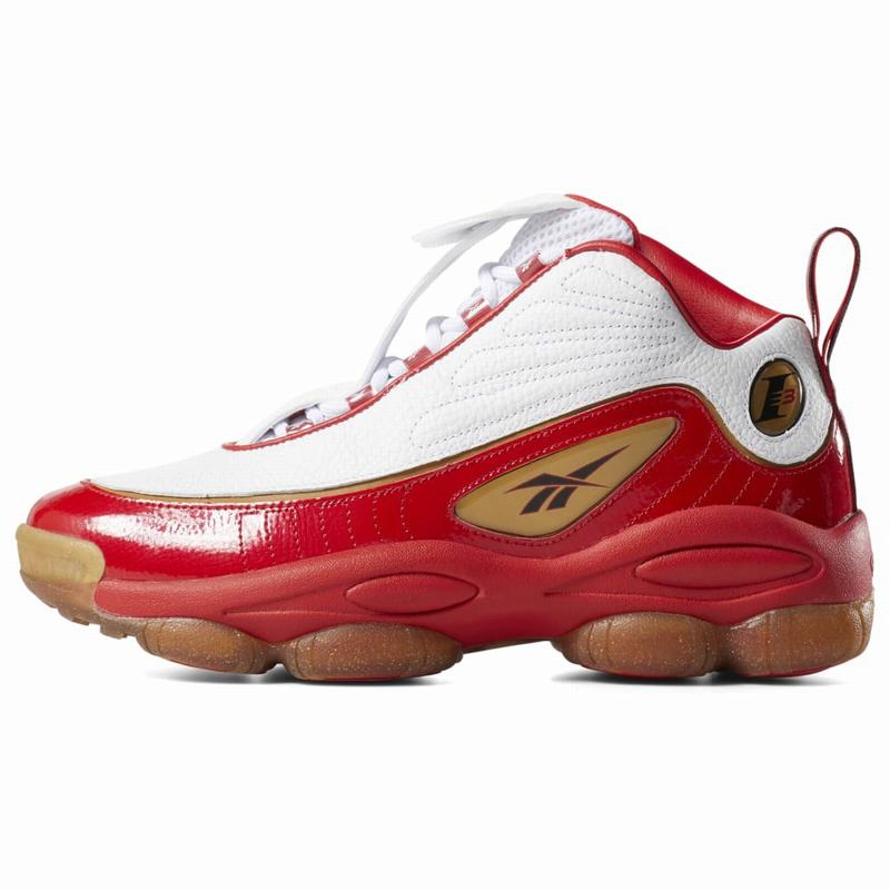 Ghete Baschet Reebok Iverson Legacy Barbati Rosii/Albi Romania HX1441ZF